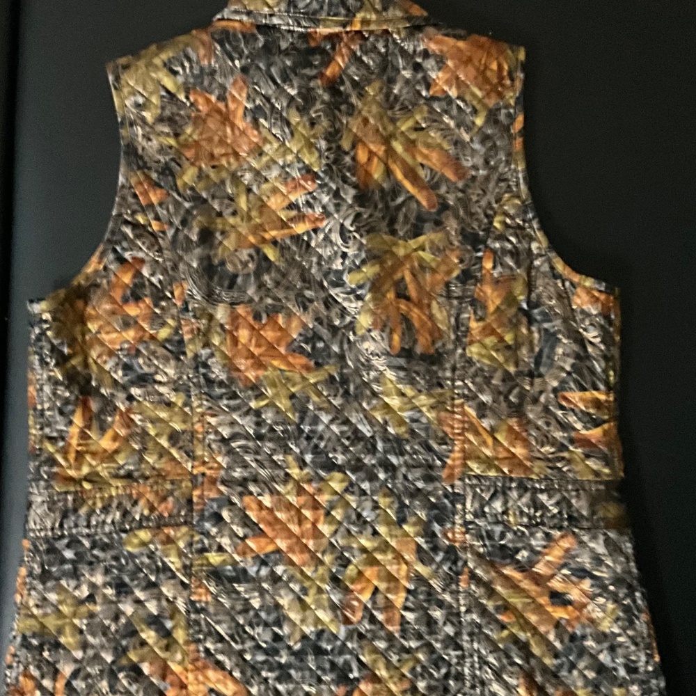 Chico’s Colorful/Gold Vest - Picture 3 of 3